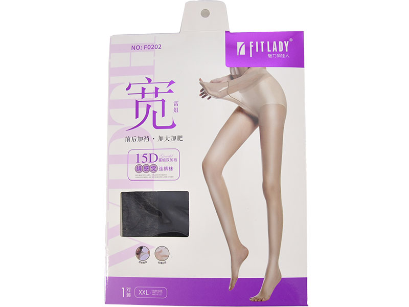 魅力俏佳人15D富姐雙加檔絹感覺連褲襪 F0202