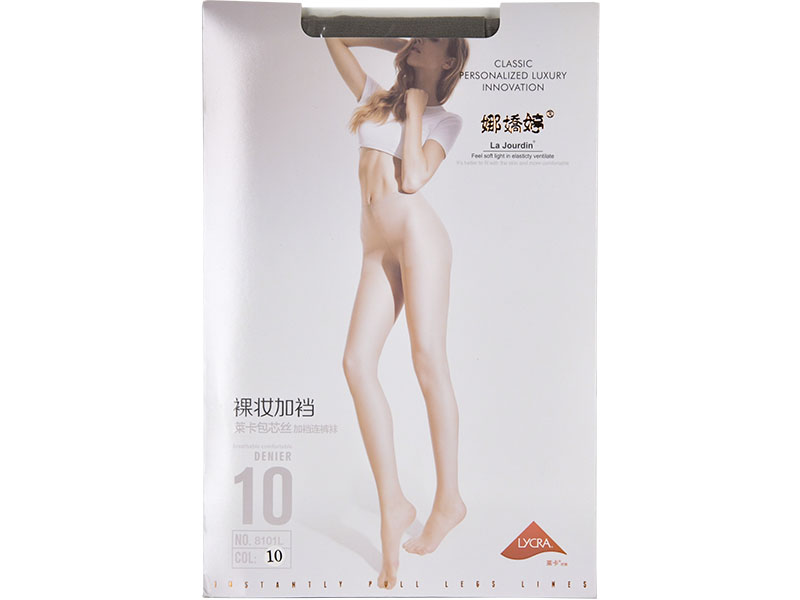 娜嬌婷 10D萊卡包芯絲加襠連褲襪 8101L