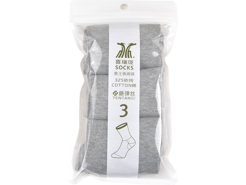 喜瑞瓏5398 男棉船襪（3對(duì)裝）袋