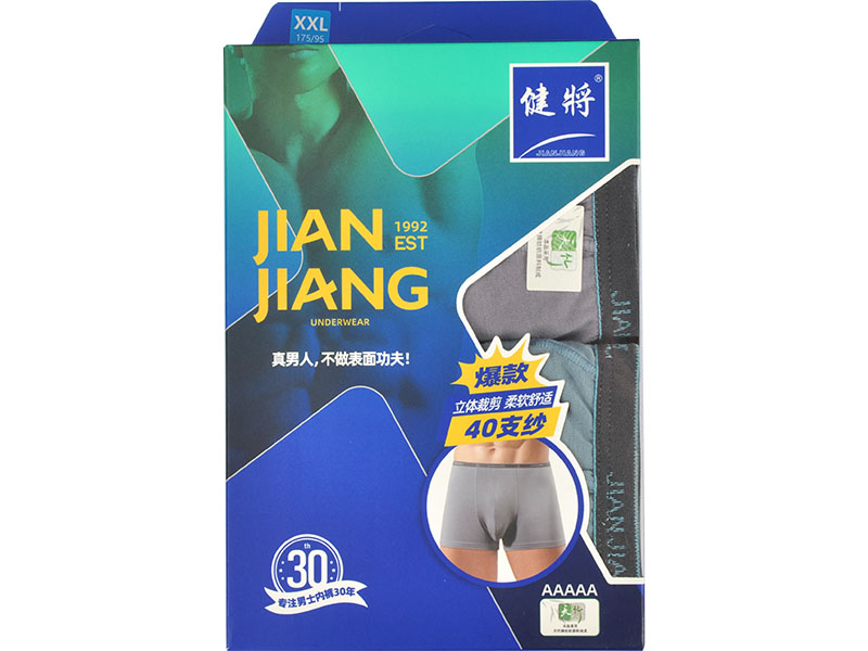 健將竹纖混紡5A抗菌平腳褲8L536