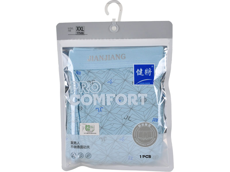 健將7L033 粘纖混紡印花平角褲